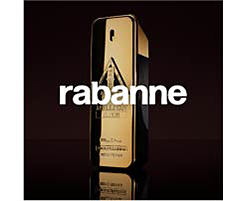 An image of a fragrance bottle. Shop Rabanne.
