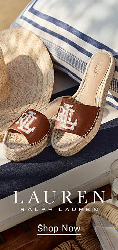 Lauren Ralph Lauren. Shop Now. Image of sandals.