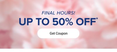 Today's coupon Up to 50% off. Get coupon. Now to April 27.