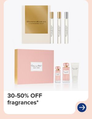 Donna Karan and Oscar de la Renta fragrances. 30 to 50% off fragrances.