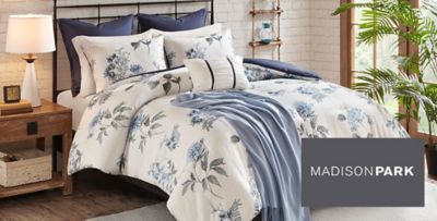 Buy Red & Navy blue Bedsheets for Home & Kitchen by NAUTICA Online