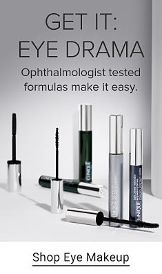 An image of tubes of mascara. Get it, eye drama. Ophthalmologist tested formulas make it easy. Shop eye makeup.