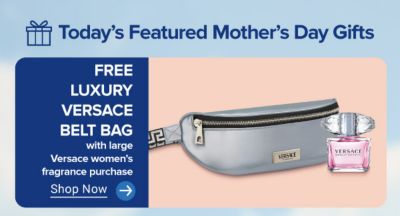 Free Luxury Versace Belt Bag with large Versace women’s fragrance purchase. Shop Now.
