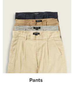 Pants in various colors. Shop pants.