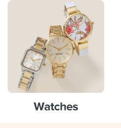 Gold watches. Shop watches.