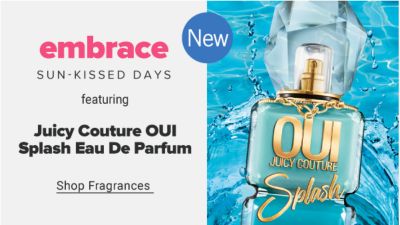 Embrace sun-kissed days featuring NEW Juicy Couture OUI Splash Eau de Parfum. Shop Fragrances.