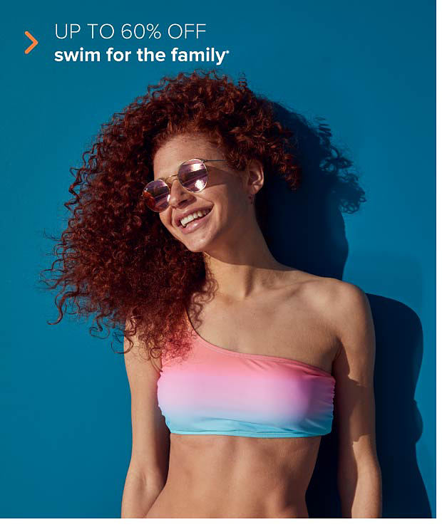 Up to 60% off swim for the family
