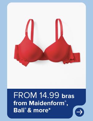 Image of a red bra. From 14.99 bras from Maidenform, Bali and more.