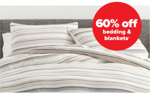 Daily Deals - 60% off bedding & blankerts.