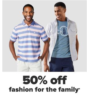 Daily Deals - 50% off fashion for the family.