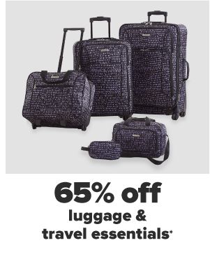 Daily Deals - 65% off luggage & travel essentials.