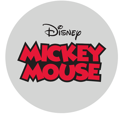 Five clickable buttons featuring the following logos. Disney Mickey Mouse, Disney Frozen, Disney Princess, Disney The Lion King, and The Avengers