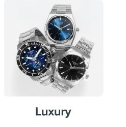 An image of three watches. Shop luxury.