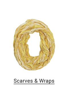A yellow, summery scarf. Scarves and wraps
