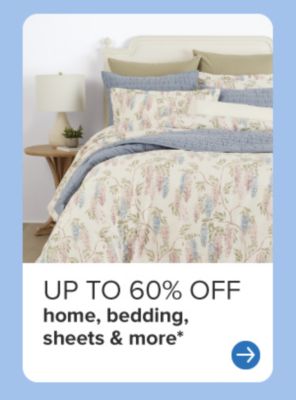 Up to 60% off home, bedding, sheets & more. White and beige bedding set.