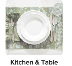 An image of two plates with silverware on a table. Kitchen and table.