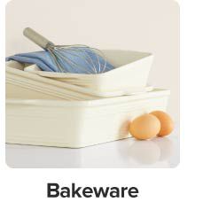 An image of bakeware and two eggs. Bakeware. 