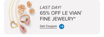 An assortment of Le Vian jewelry. Now through June 22, 65% off Le Vian fine jewelry. Get coupon.