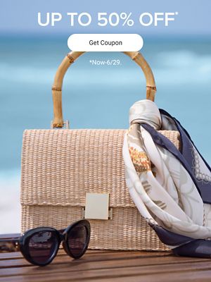 Today's coupon. Up to 50% off. Get coupon. Now through June 26.
