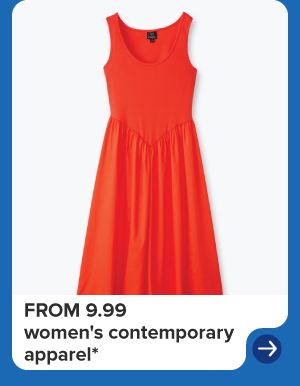 A red dress. From 9.99 women's contemporary apparel.