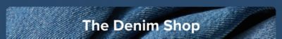 A closeup of denim. The denim shop. 
