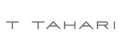 T. Tahari logo.