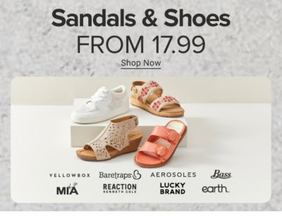 Sandals & shoes from 17.99. Shop now.