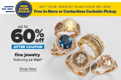 Up to 60% off fine jewelry after coupon featuring Le Vian. Shop Now.