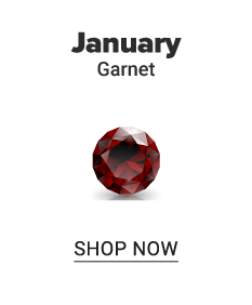 A garnet gem stone. January. Garnet. Shop now.