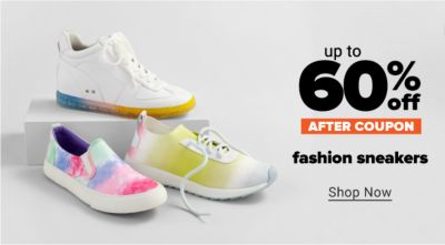 Up to 60% off fashion sneakers after coupon. Shop Now.