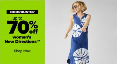 Doorbuster - Up to 70% off women's New Directions. Shop Now.