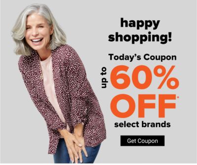 Today's Coupon - Up to 50% off select brands. Ends 7/4. Get Coupon.