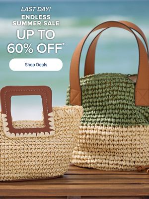 Endless summer sale up to 60% off. Shop deals. Now 7/13. 