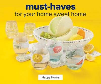 Must-haves for your home sweet home. Happy Home.