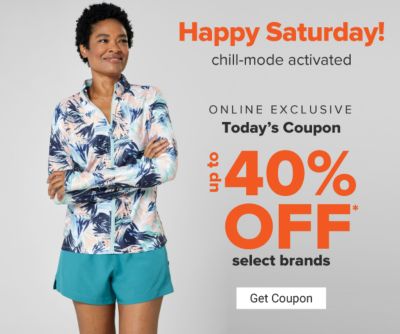 Today's Coupon - Up to 40% off select brands. Get Coupon.