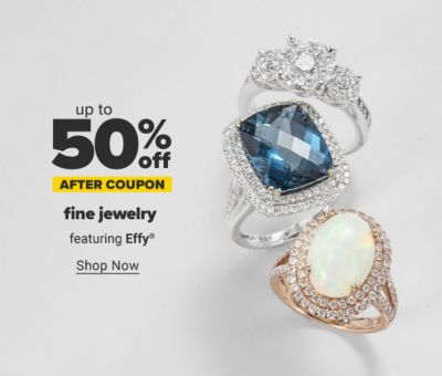 Up to 50% off fine jewelry after coupon featuring Effy. Shop Now.