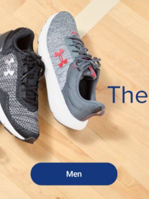 Four different styles of Under Armour shoes. The Active Shop. Shop men.