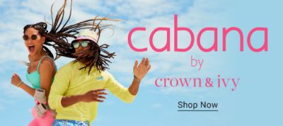 Cabana by Crown & Ivy. Shop Now.