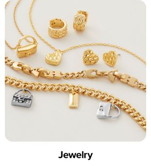 Gold chain necklaces bracelets and rings. Shop jewelry.