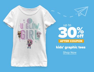 Up to 30% off after coupon kids graphic tees. Shop Now.