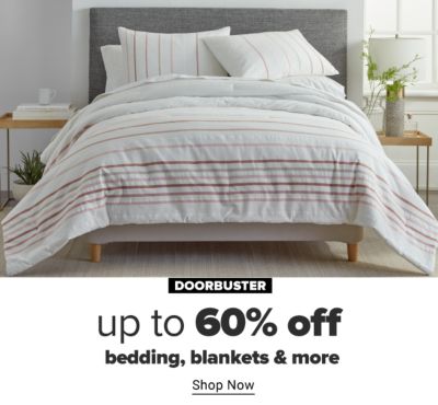 Doorbuster - Up to 60% off bedding, blankets & more. Shpo Now.