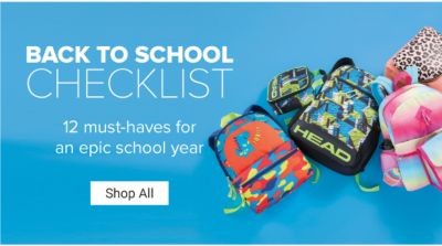 Back to School checklist - 12 must-haves for an epic school year. Shop All