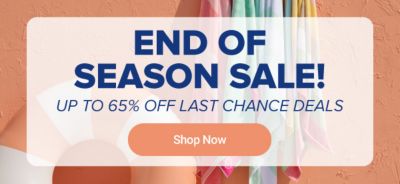 End of Season Sale. Up to 65% off last chance deals. Shop now.