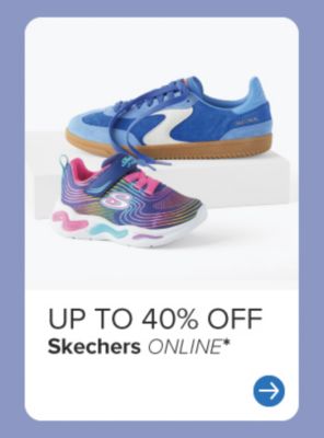 Two individual shoes. Up to 40% off Skechers online. 