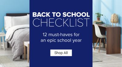 Back to School Checklist - 12 must-haves for an epic school year. Shop All.