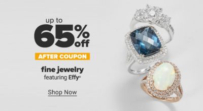 Up to 65% off fine jewelry after coupon featuring Effy. Shop Now.