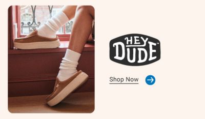 Brown slip on shoes. Hey dude. Shop now.