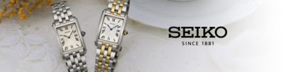 Two watches. Seiko. Since 1881.