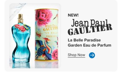 New! Jean Paul Gaultier. La Belle Paradise Garden Eau de Parfum. Shop now. A perfume bottle.