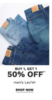 Buy 1, get 1 free** men's Levi's®. Shop Now.